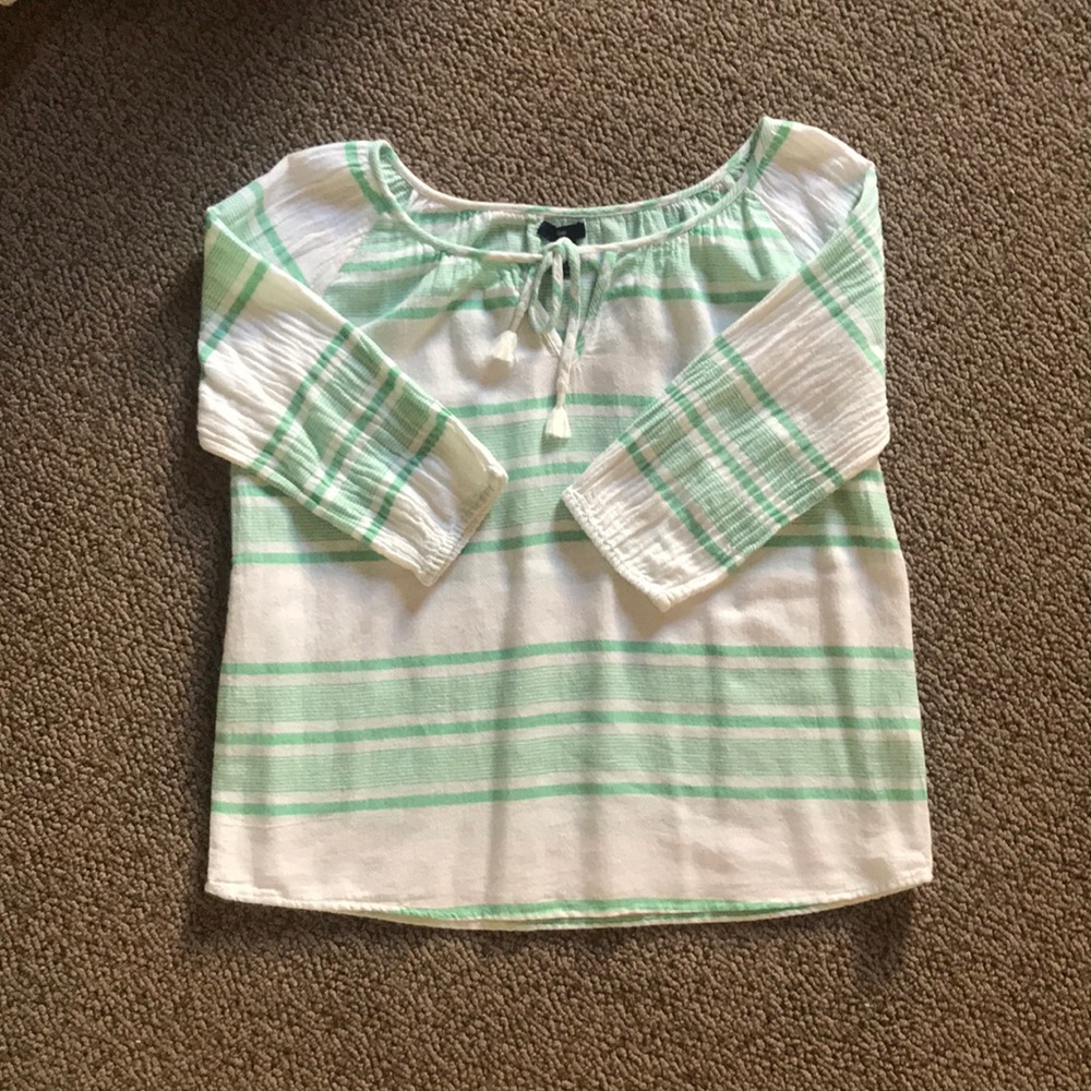 gap quarter sleeve blouse